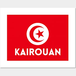 Kairouan City in Tunisian Flag Posters and Art